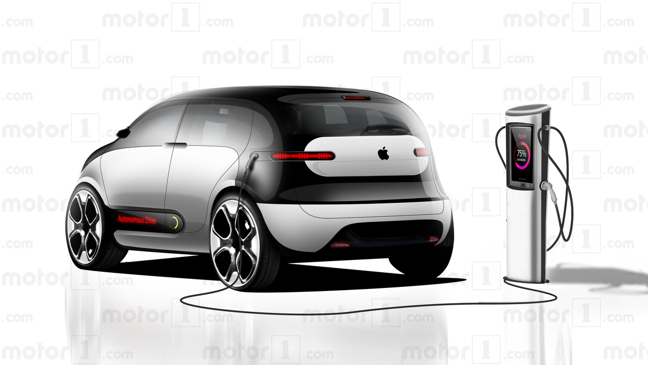 Apple Car renderings by Motor1