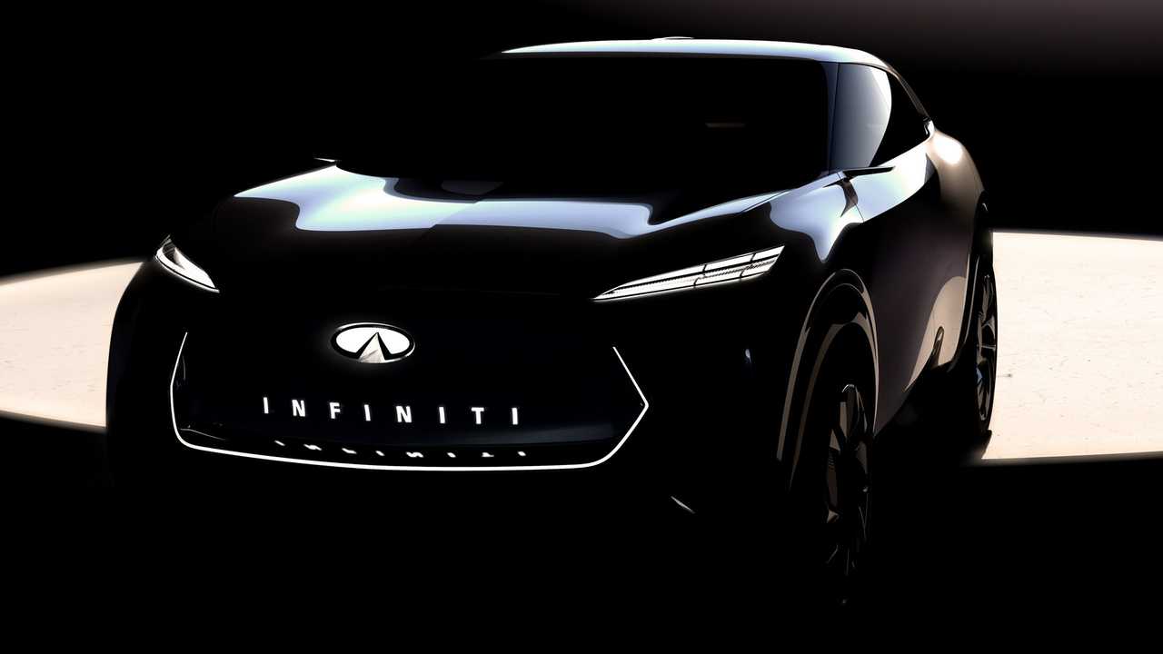 Infiniti electric crossover concept teaser