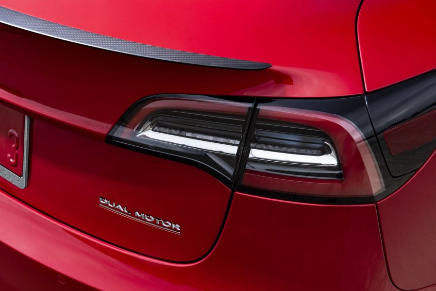 Tesla Model 3 Performance - Dual Motor Badge