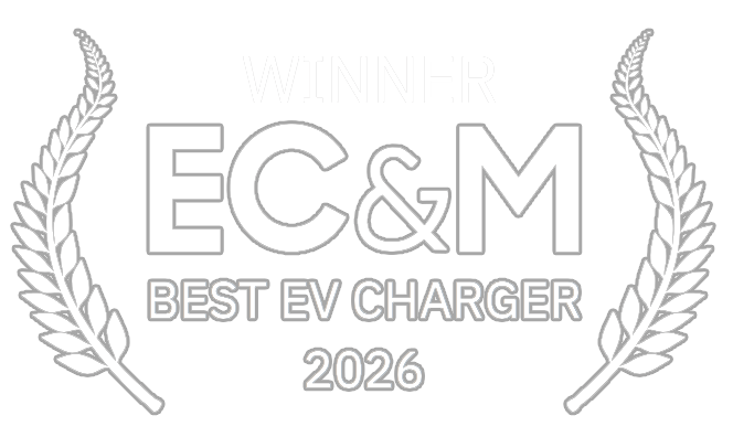 ECM Award Winner - Best EV Charger ECM 2026 Award Winner - Best EV Charger Badge